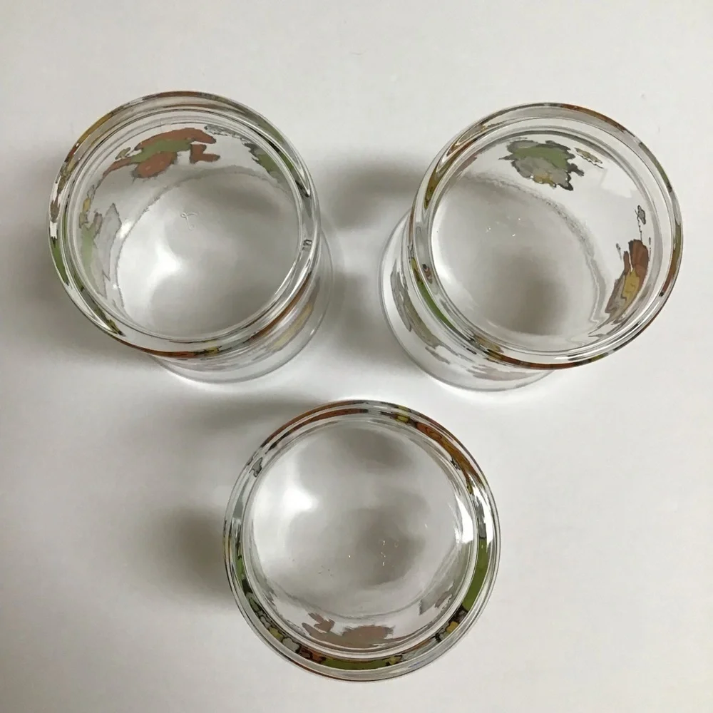 Shirt Tales Juice Glasses SET OF 3 Pammy Rick Tyg Cartoon ‘82 Hallmark Vintage